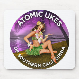 Mousepad Atomic Ukes Hula Girl