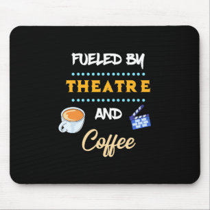 Mousepad Ator Alimentado Por Café De Teatro