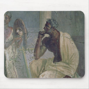 Mousepad Ator e máscara, da casa do poeta trágico,