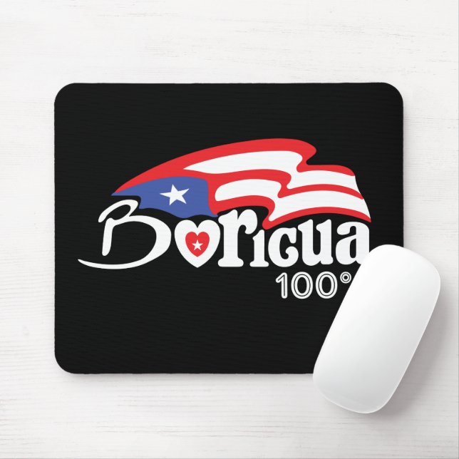 Mousepad Atordoamento de Porto Rico Boricua (Com mouse)