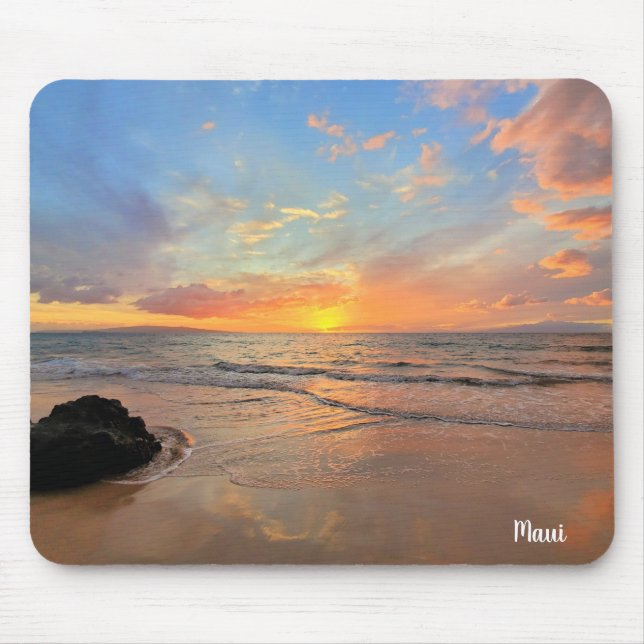 Mousepad Atordoante Orange Maui Sunset (Frente)