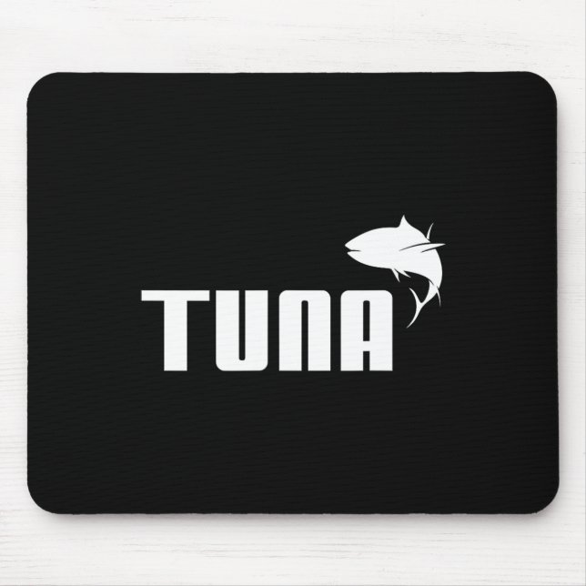 Mousepad Atum-Rabilho Engraçado Presente no Atum do Mar Pro (Frente)