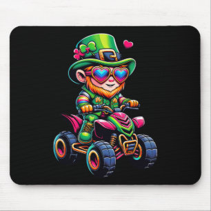 Mousepad Atv 4 Rodas Leprechaun Crianças Homens Mulheres St