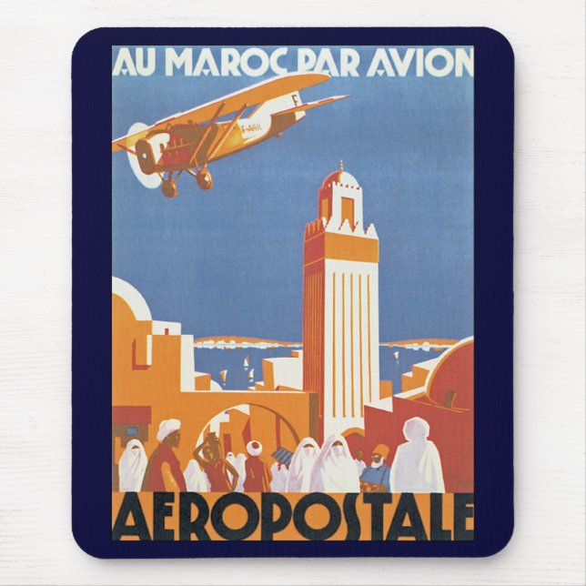 Mousepad Au Maroc Par Avion (Frente)