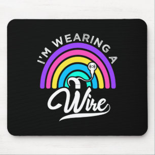 Mousepad Audição divertida De Asl Diminuiu A Consciência Do