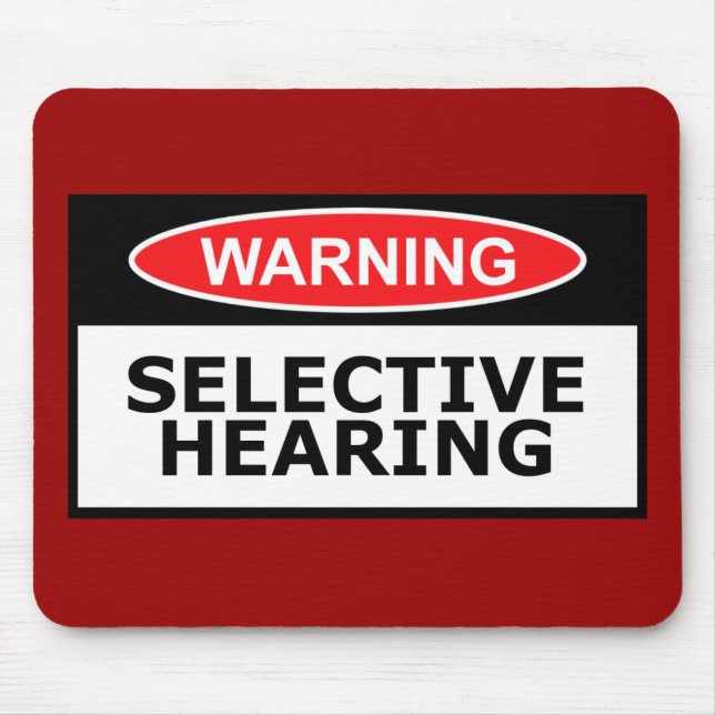 Mousepad Audição engraçada (Frente)