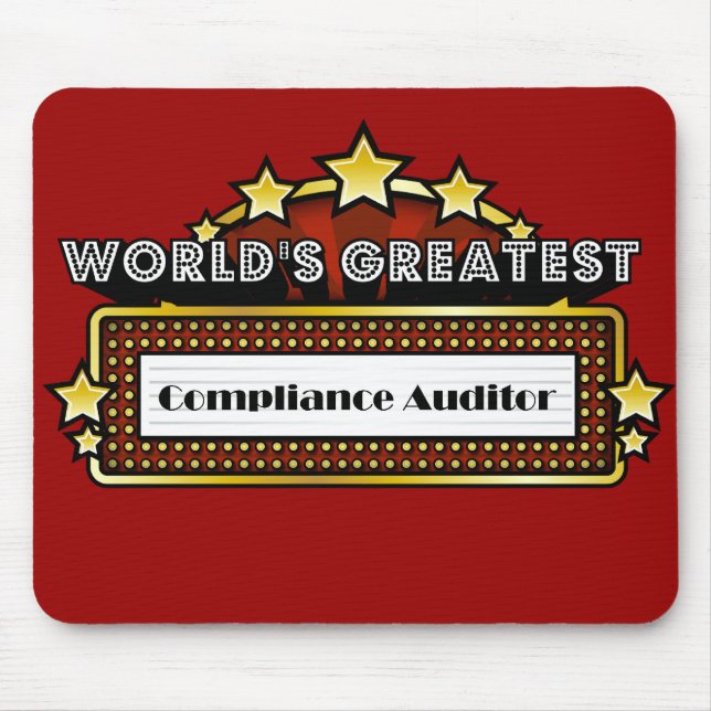 Mousepad Auditor da conformidade do mundo o grande (Frente)