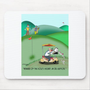 Mousepad Auditor IRS em uma Armadilha Golf