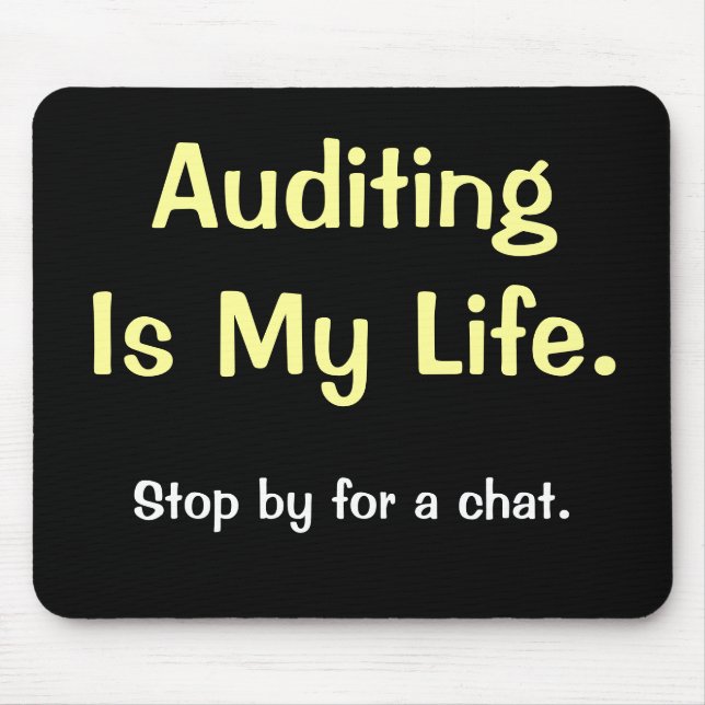 Mousepad Auditoria É Minha Citação De Vida - Auditor Motiva (Frente)