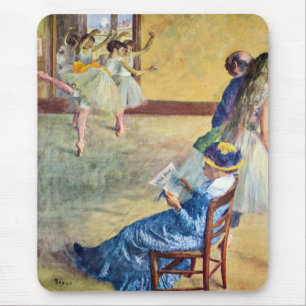 Mousepad Aula de Ballet, o Salão de Dança por Edgar Degas