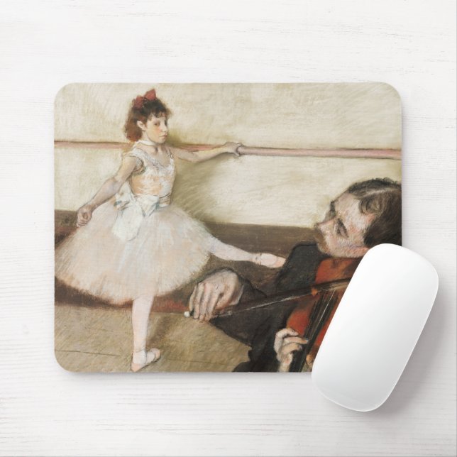 Mousepad Aula de Dança de Edgar Degas. Imigração venenosa (Com mouse)