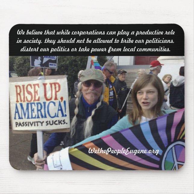 Mousepad Aumenta acima América (Frente)