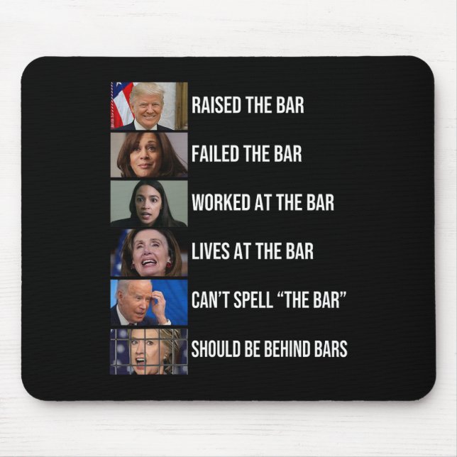 Mousepad Aumentado O Bar Falhou O Bar Funcionou No Bar (Frente)
