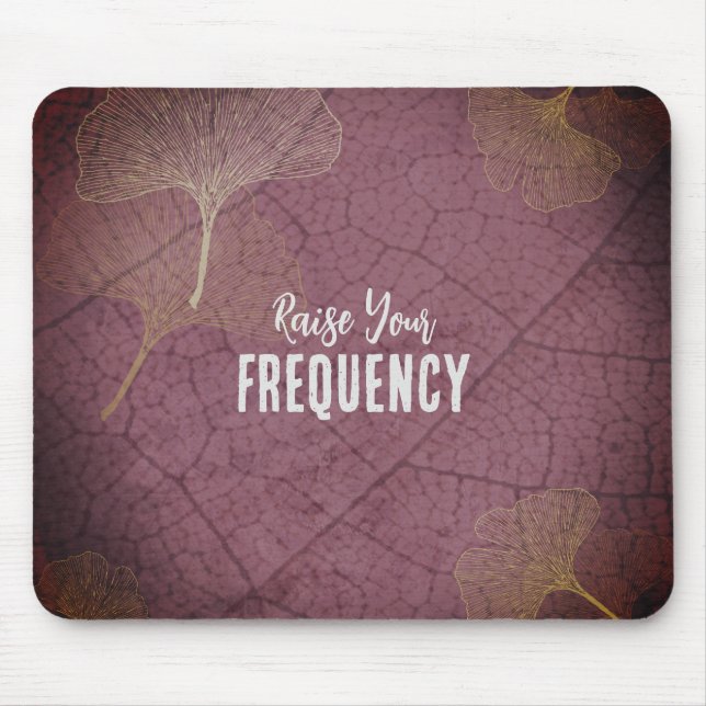 Mousepad Aumente sua citação de frequência nas folhas do Gi (Frente)