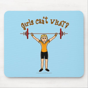 Mousepad Aumento de peso (loira)