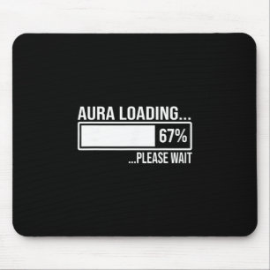 Mousepad Aura Carregando 67 Piada Seis Sete Meme Geração Al