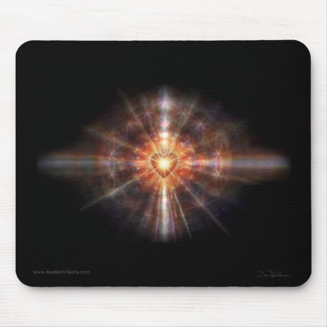 Mousepad Aura do coração (Frente)