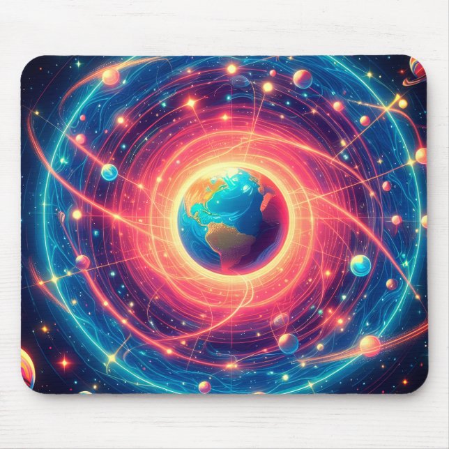 Mousepad Aura of Earth and The Visible Law of Attraction (Frente)