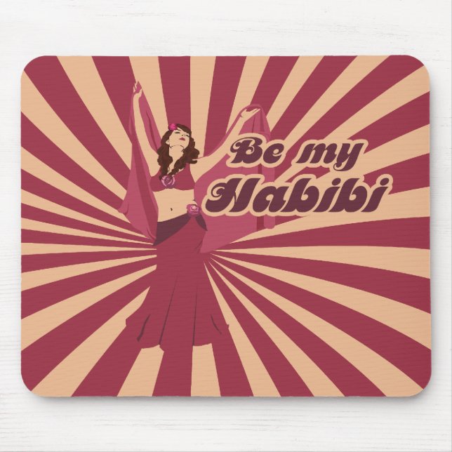 Mousepad Aurdrey Love Be my Habibi (Frente)