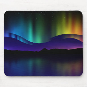 Mousepad Aurora boreal