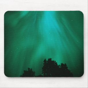 Mousepad Aurora Boreal Noturna Ontário, Canadá