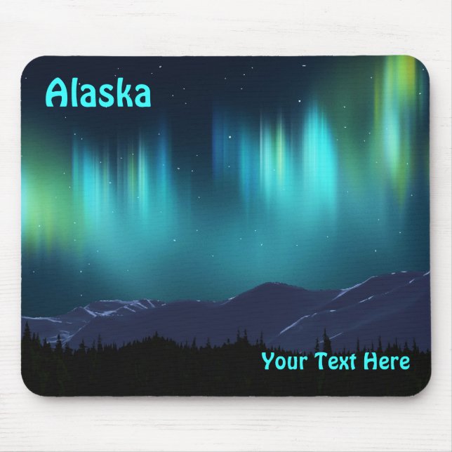 Mousepad Aurora Borealis - Luzes Nortes (Frente)