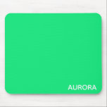 Mousepad Aurora green color name<br><div class="desc">Aurora green color name</div>