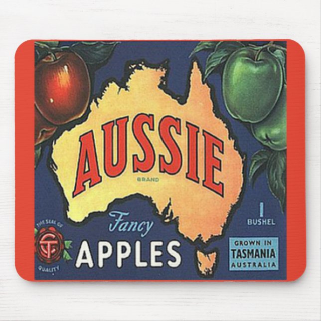 Mousepad Aussie Apples (Frente)