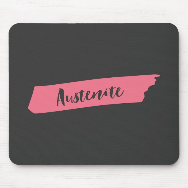 Mousepad Austenite Pincel Rosa (Frente)