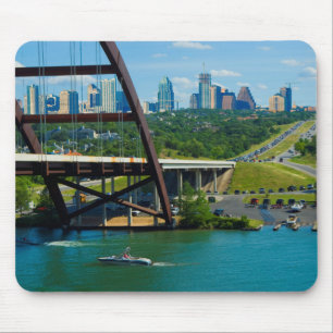 Mousepad Austin, Texas a partir da Ponte 360