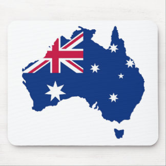 Mousepad Austrália bandeira Australia Style desenho