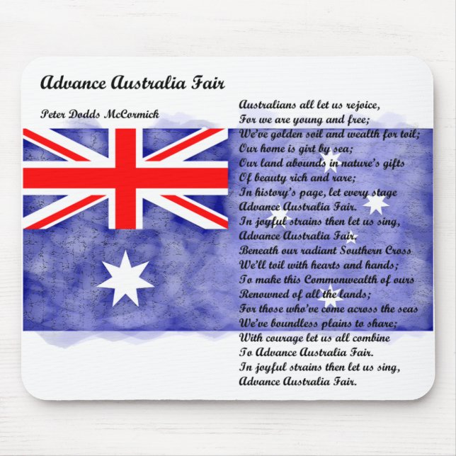 Mousepad Austrália - Feira Avançada da Austrália (Frente)