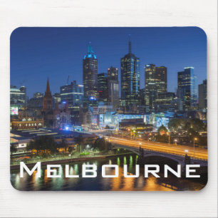 Mousepad Austrália, Vitória, Melbourne, horizonte com