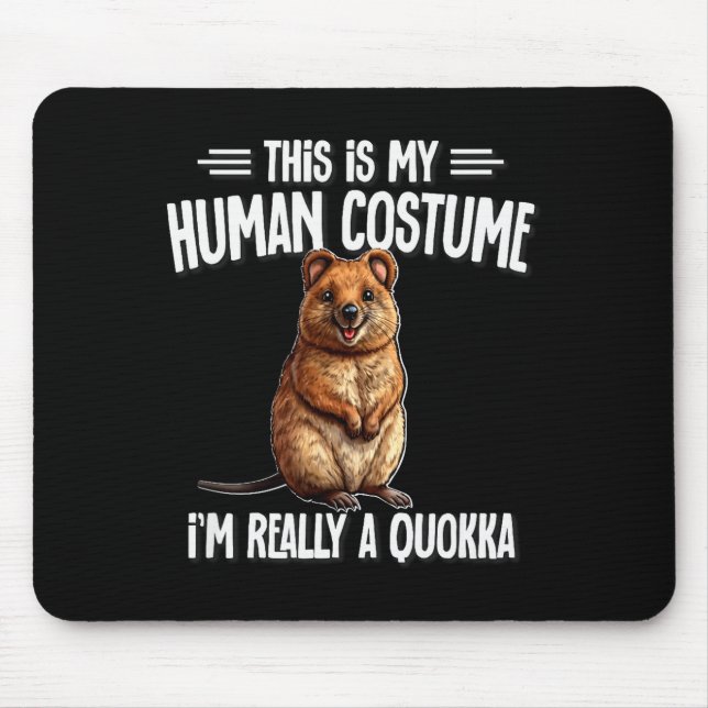 Mousepad Australian Animal Quokka Shirts &amp; Hoodies Cute (Frente)