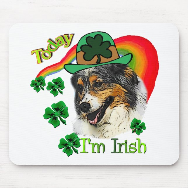 Mousepad Australian Shepherd St Patricks (Frente)