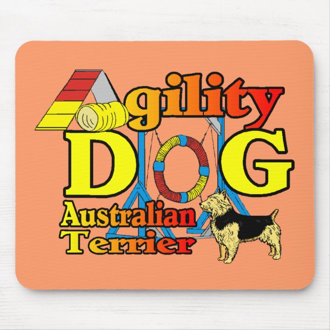 Mousepad Australiano_Terrier_Agilidade (Frente)