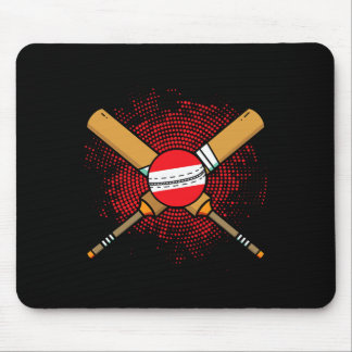 Mousepad Austrian Cricket Racket And Ll Flag Of Austria