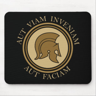 Mousepad Aut Viam Inveniam Aut Faciam - Capacete Romano