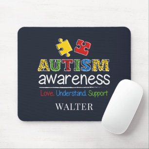 Mousepad Autism Awareness Love Understand Support