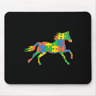 Mousepad Autism Horse Disabilities Month Disabilities Aware