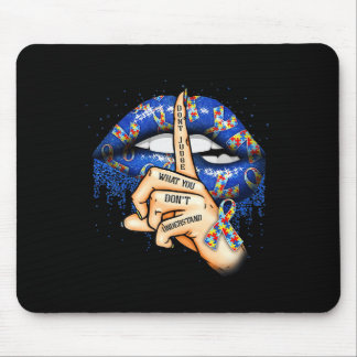 Mousepad Autism Lips Autism Mom 