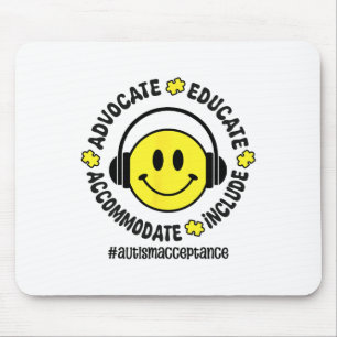 Mousepad Autismo Aceite Compreender Autismo Atenção Chá