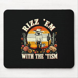 Mousepad Autismo Engraçado Rizz Em Com O Tismo Meme Autista