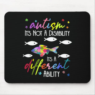 Mousepad Autismo Não é Uma Deficiência É Uma Habilidade Dif
