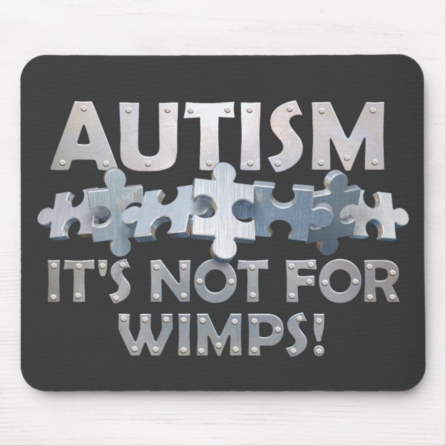 Mousepad Autismo: Não para Wimps (Frente)