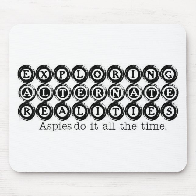 Mousepad Autismo: Realidades alternativas de exploração (Frente)