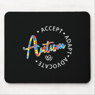 Mousepad Autismo Sensibilização Aceite Adaptar Advocate Mo