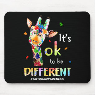 Mousepad Autismo Sensibilização Bela Girafa Está Tudo Bem S