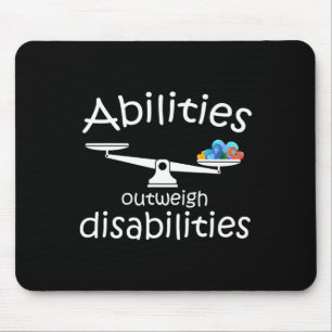 Mousepad Autismo Sensibilização Mês Capacidade supera Defic