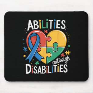 Mousepad Autismo Sensibilização Supera Deficiências T